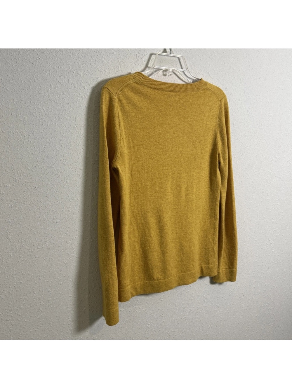 J. Crew Wool Cotton Blend Teddie Sweater Fine Knit Rustic Yellow Women’s XS - Picture 7 of 8